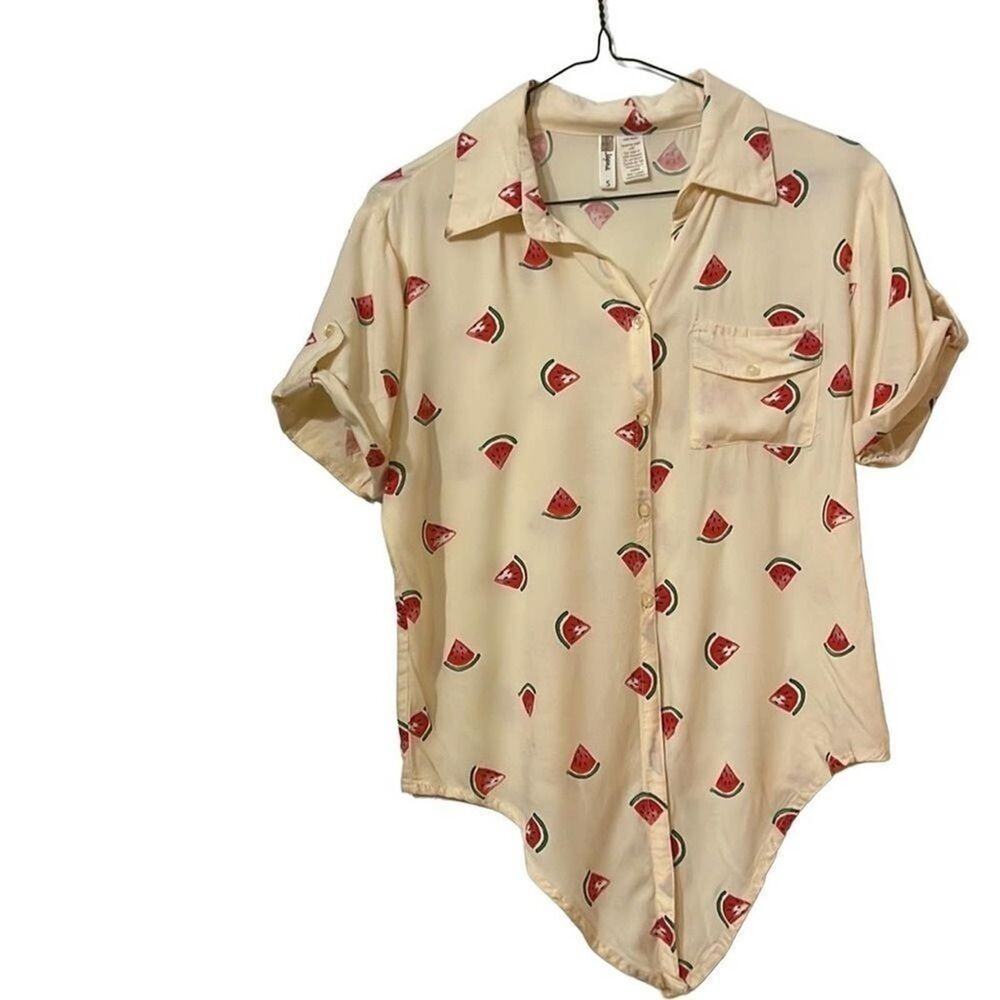 JAPNA WATERMELON PRINT BLOUSE SIZE S